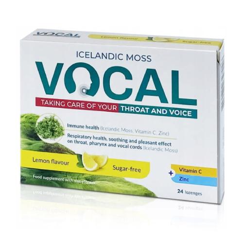 Miniaturka artykułu - VOCAL cytryna pastylki do ssania, 24 szt.