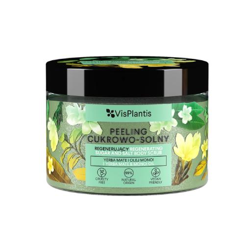 Miniaturka artykułu - Vis Plantis Peeling cukrowo-solny Yerba Mate, 350g