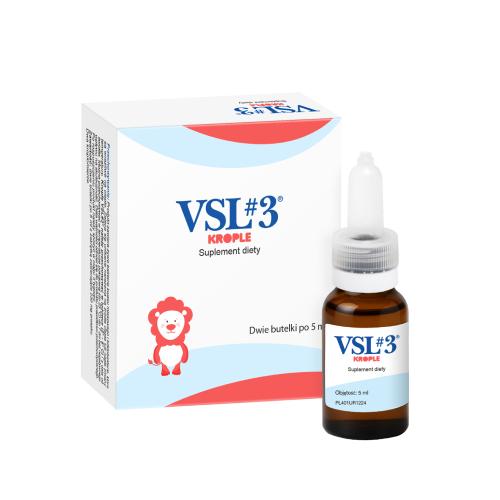 Miniaturka artykułu - VSL#3 Probiotyk krople, 2 x 5 ml