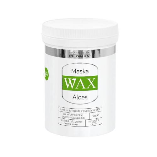 Miniaturka artykułu - WAX ang Pilomax Aloes Maska regenerująca do włos&oacute;w cienkich - 240 ml (30248)