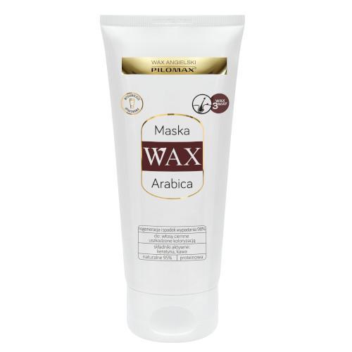 Miniaturka artykułu - WAX ang Pilomax Arabica Maska wygładzająca do włos&oacute;w farbowanych i ciemnych, 200ml KR&Oacute;TKA DATA 31.10.2026