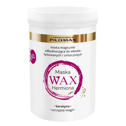 Miniaturka artykułu - WAX Pilomax Hermiona Odbudowująca maska do włos&oacute;w farbowanych i zniszczonych, 480 ml