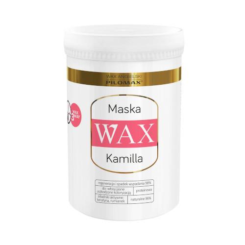 Miniaturka artykułu - WAX KAMILLE ColourCare Maska do włos&oacute;w jasnych, 480g