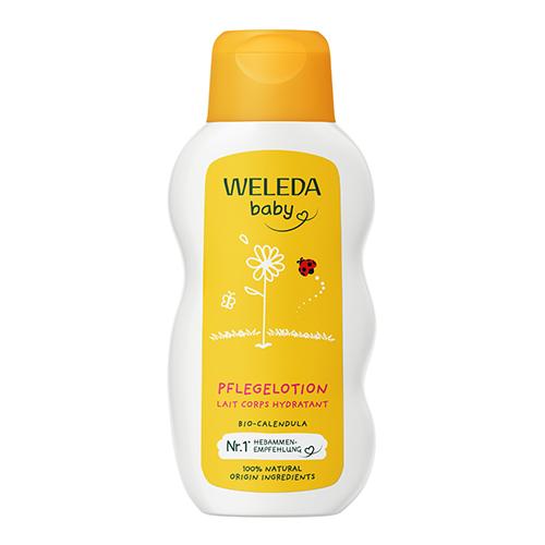 Miniaturka artykułu - WELEDA Baby Calendula Emulsja do ciała dla niemowląt i dzieci, 200ml