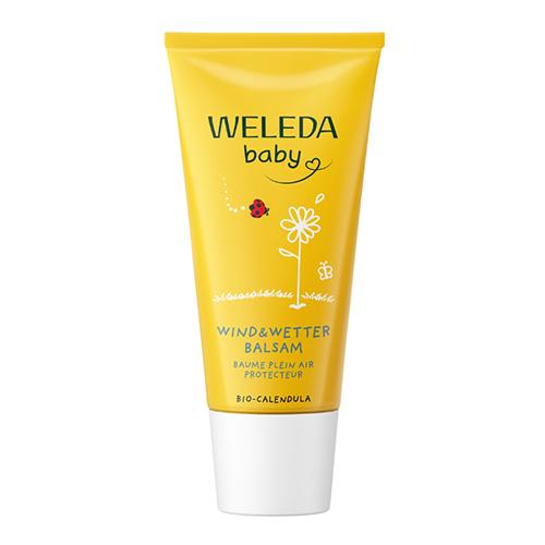 Miniaturka artykułu - WELEDA Baby Calendula Ochronny krem dla dzieci na niepogodę i wiatr, 30ml