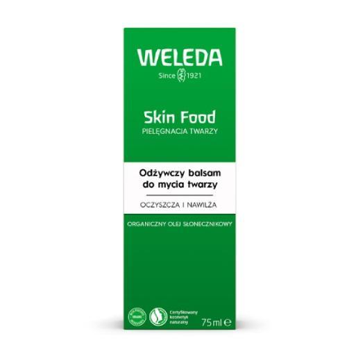 Miniaturka artykułu - WELEDA Skin Food Odżywczy balsam do mycia twarzy, 75ml KR&Oacute;TKA DATA 30.09.2026