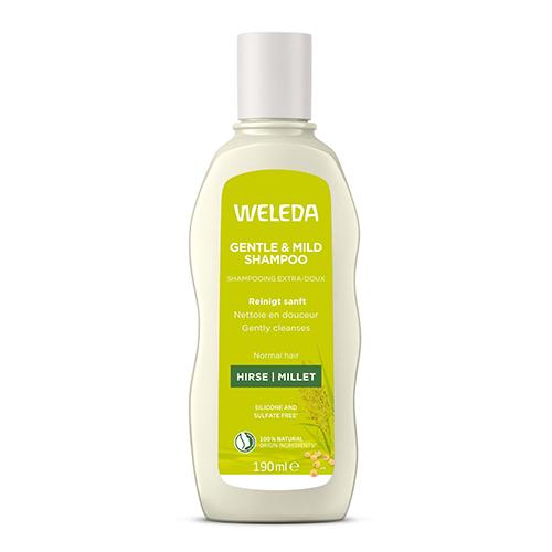 Miniaturka artykułu - WELEDA Szampon odżywczy z prosem do włos&oacute;w normalnych, 190ml