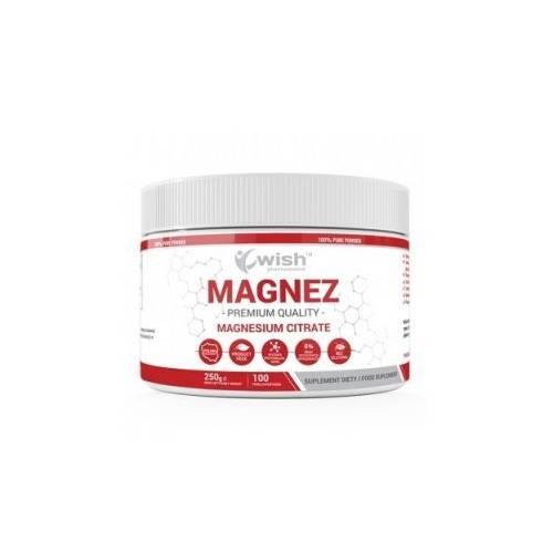 Miniaturka artykułu - Wish Pharmaceutical Cytrynian Magnezu proszek, 250 g