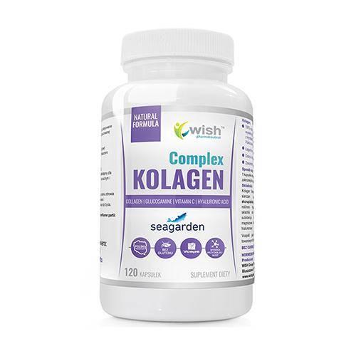 Miniaturka artykułu - WISH Pharmaceutical Kolagen Complex, 120 kaps.