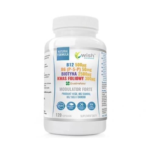 Miniaturka artykułu - Wish Pharmaceutical Modulator Forte, 120 kaps.