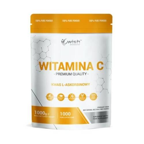 Miniaturka artykułu - Wish Witamina C kwas L-askorbinowy w proszku, 1000 g