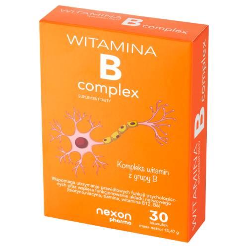 Miniaturka artykułu - Witamina B Complex, 30 kaps. - witaminy z grupy B
