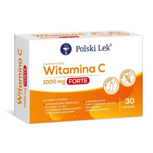Miniaturka artykułu - Witamina C 1000mg Forte, 30 kaps.