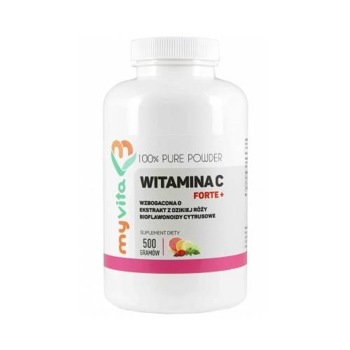 Miniaturka artykułu - MyVita Witamina C Forte +, 500 g