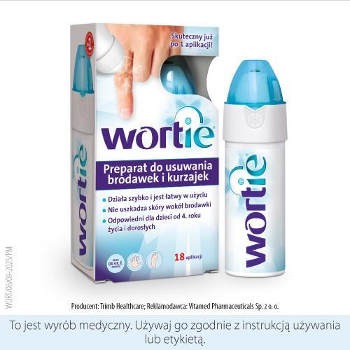 Miniaturka artykułu - WORTIE Preparat do usuwania brodawek i kurzajek, 50 ml USZKODZONE / BRAK OPAKOWANIA