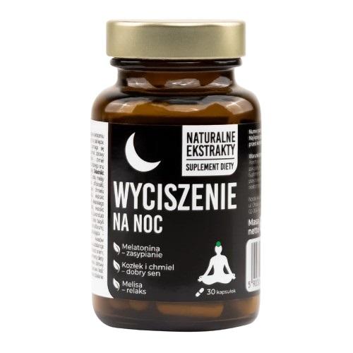 Miniaturka artykułu - Noble Health Wyciszenie na noc, 30 kaps.