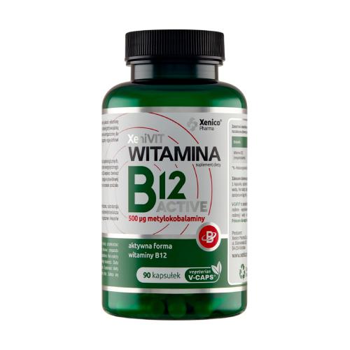 Miniaturka artykułu - XeniVIT Witamina B12 Active, 90 kaps.