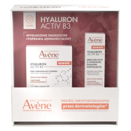 Miniaturka artykułu - Avene Zestaw Hyaluron Activ B3 Krem odbudowujący kom&oacute;rki, 50 ml + Korygujący krem pod oczy, 15 ml
