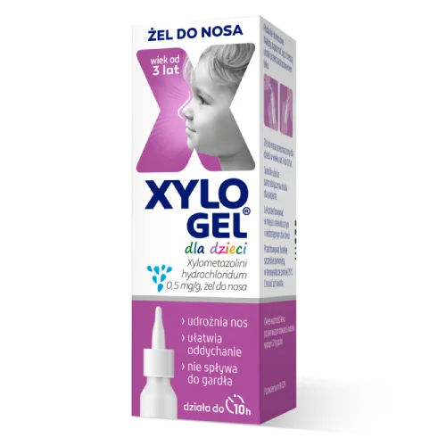 Miniaturka artykułu - Xylogel Dla Dzieci 0.05 % Żel do nosa, 10 g