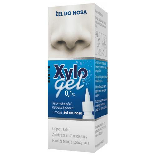 Miniaturka artykułu - Xylogel 0,1% 1mg/g Żel do nosa, 10 g BRAK KARTONU