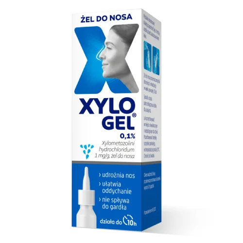 Miniaturka artykułu - Xylogel 0,1% 1mg/g Żel do nosa, 10 g BRAK KARTONU