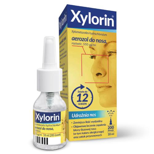 Miniaturka artykułu - Xylorin 0,55 mg/ml areozol do nosa, 18 ml