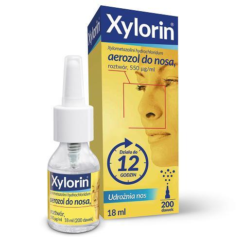 Miniaturka artykułu - Xylorin 0,55 mg/ml areozol do nosa, 18 ml BRAK OPAKOWANIA