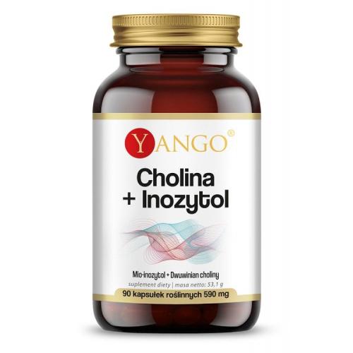 Miniaturka artykułu - YANGO Cholina + Inozytol, 90 kaps.