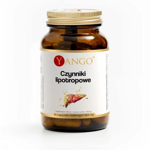 Miniaturka artykułu - YANGO Czynniki lipotropowe, 90kaps.