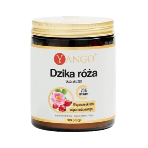 Miniaturka artykułu - YANGO Dzika r&oacute;ża ekstrakt, 100g