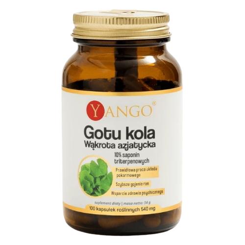Miniaturka artykułu - YANGO Gotu kola, 100 kaps.
