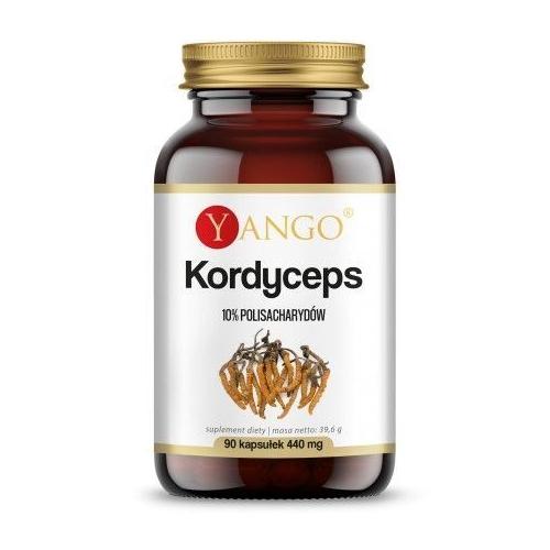 Miniaturka artykułu - YANGO Kordyceps 10%, 90 kaps.