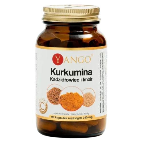 Miniaturka artykułu - Yango Kurkumina Kadzidłowiec i Imbir, 90 kaps.