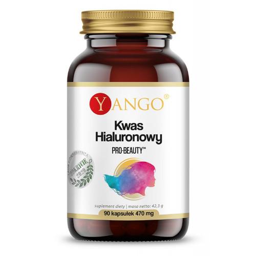 Miniaturka artykułu - YANGO Kwas Hialuronowy, 90kaps.