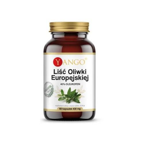 Miniaturka artykułu - YANGO Liść Oliwki Europejskiej, 60kaps.