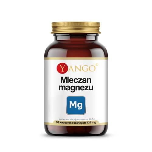 Miniaturka artykułu - Yango Mleczan magnezu 436 mg, 90 kaps.