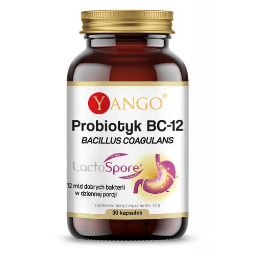 Miniaturka artykułu - YANGO Probiotyk BC-12, 30 kaps.