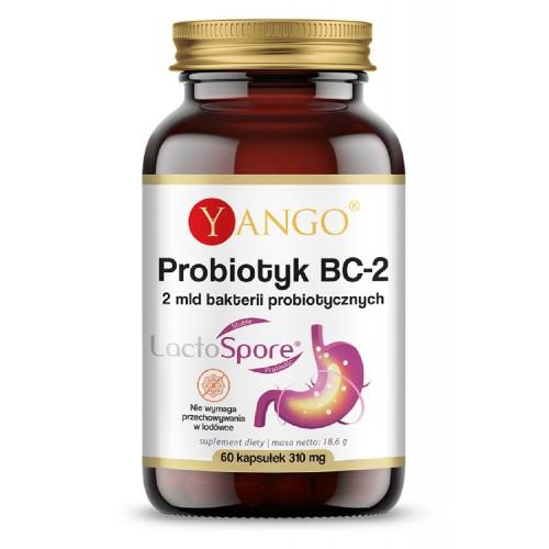 Miniaturka artykułu - YANGO Probiotyk BC-2, 60 kapsułek