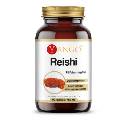 Miniaturka artykułu - YANGO Reishi 10 % Polisacharyd&oacute;w, 90 kaps.