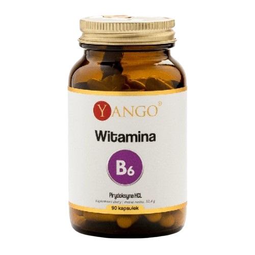 Miniaturka artykułu - Yango Witamina B6, 90 kapsułek