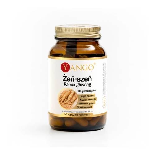 Miniaturka artykułu - YANGO Żeń-szeń Panax ginseng, 90 kaps.