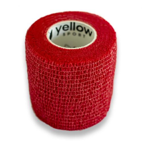 Miniaturka artykułu - YellowBAND Bandaż kohezyjny 5cm x 4,5m czerwony	