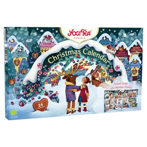 Miniaturka artykułu - Yogi Tea Christmas Calendar Kalendarz adwentowy, 24 szt.