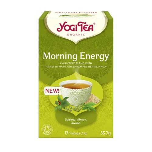 Miniaturka artykułu - YOGI TEA Morning Energy Herbatka, 17 saszetek