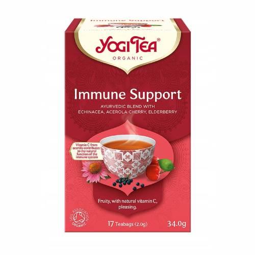 Miniaturka artykułu - YOGI TEA Immune support Na odporność, 17 saszetek