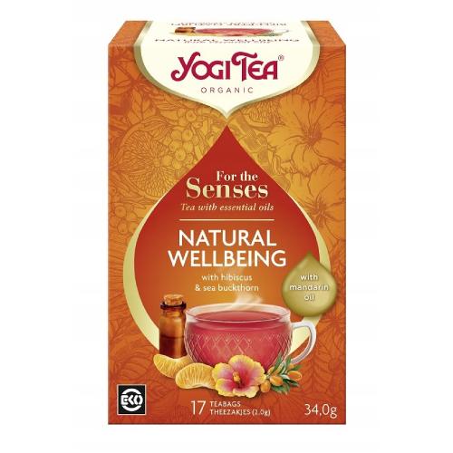 Miniaturka artykułu - YOGI TEA Natural Wellbeing Szczęście z natury, 17x2.0g
