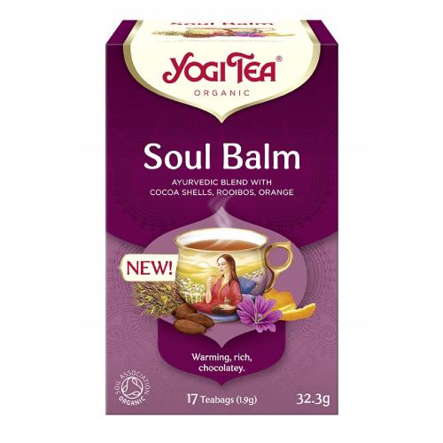Miniaturka artykułu - YOGI TEA Soul Balm Balsam dla duszy, 17x1.9g