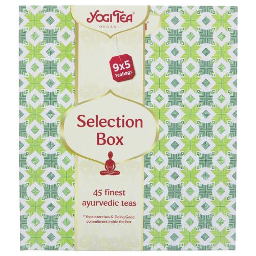Miniaturka artykułu - YOGI TEA Selection Box Zestaw herbatek w pudełku prezentowym, 45 szt.