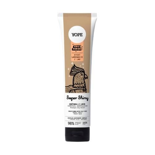Yope Daily Heroes Super Shiny Odżywka z lnem, 170 ml
