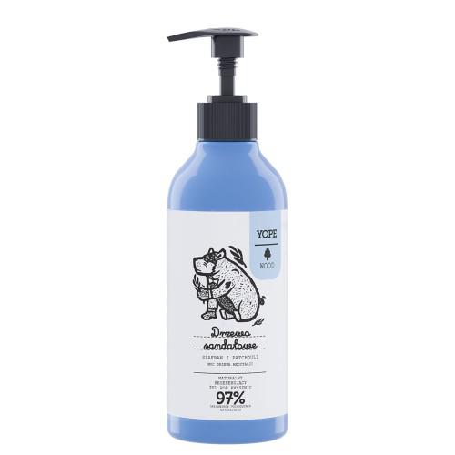 Miniaturka artykułu - YOPE Drzewo Sandałowe Naturalny Regenerujący żel pod prysznic, 400ml